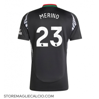 Arsenal Mikel Merino #23 Maglia Gara Trasferta Repliche 2024-25 Maniche Corte